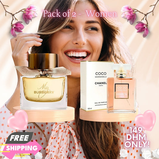 Pack of 2 - Women (Coco Mademoiselle BY CHANEL + My Burberry BY BURBERRY)